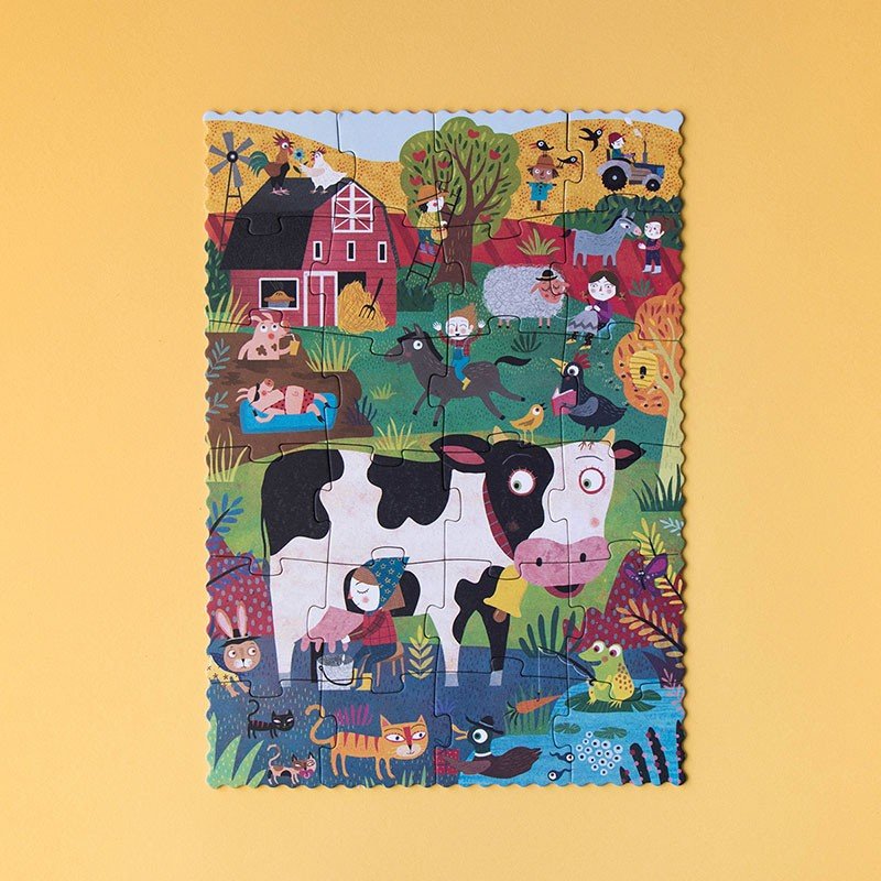 Londji My Little Farm Pocket Puzzle - vendor-unknown - Honeybee Toys