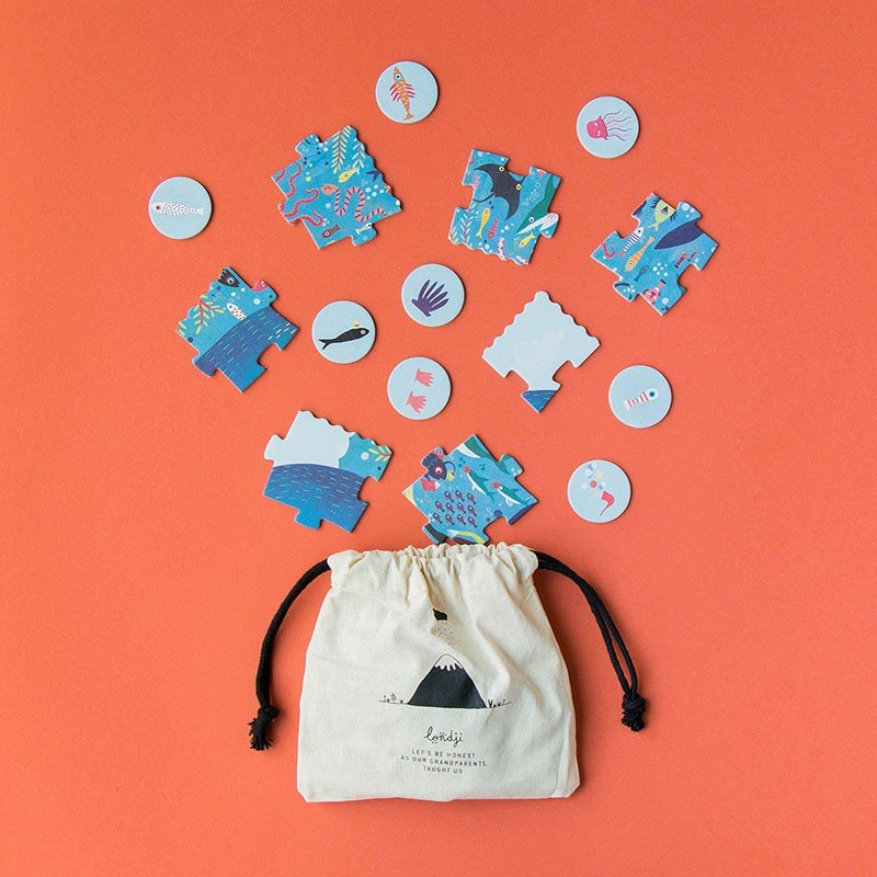 Londji My Little Ocean Pocket Puzzle - vendor-unknown - Honeybee Toys