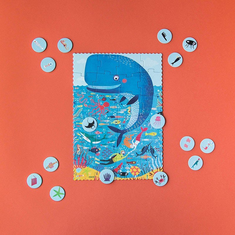 Londji My Little Ocean Pocket Puzzle - vendor-unknown - Honeybee Toys