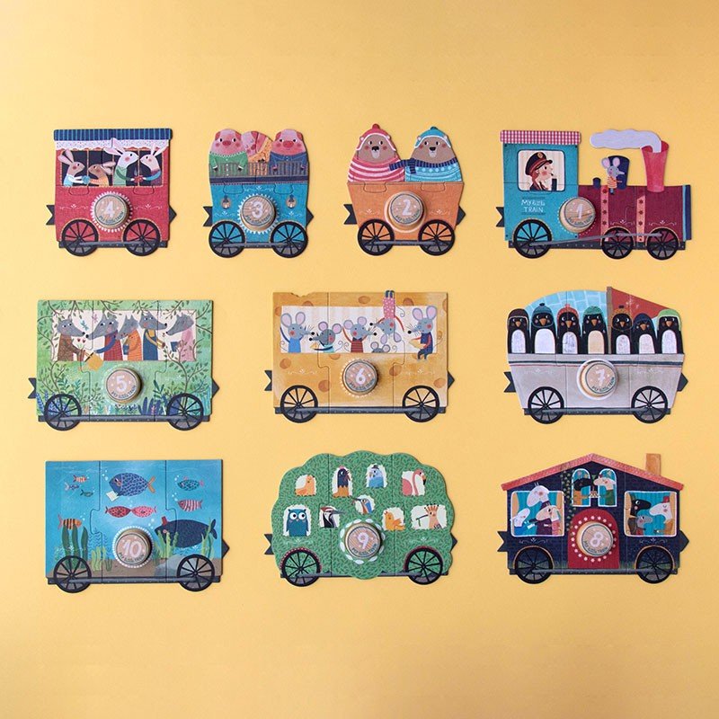 Londji My Little Train Puzzle - vendor-unknown - Honeybee Toys