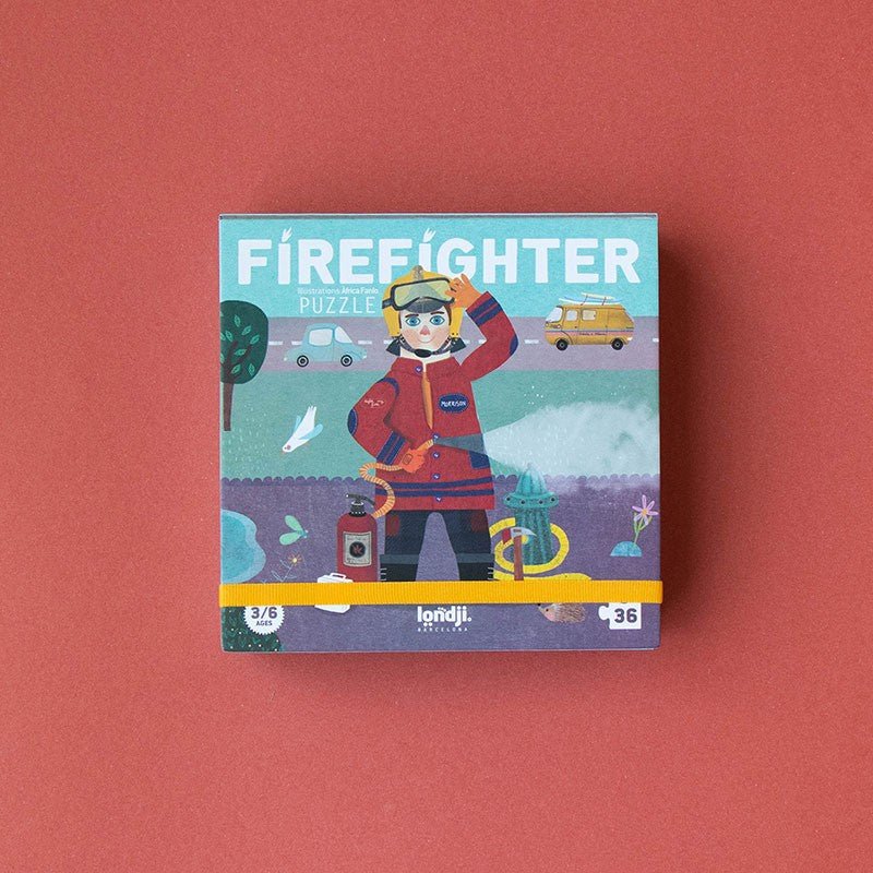 Londji Pocket Firefighter Puzzle - vendor-unknown - Honeybee Toys