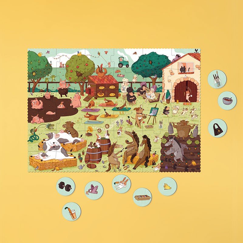 Londji Puzzle Farmtastic - vendor-unknown - Honeybee Toys