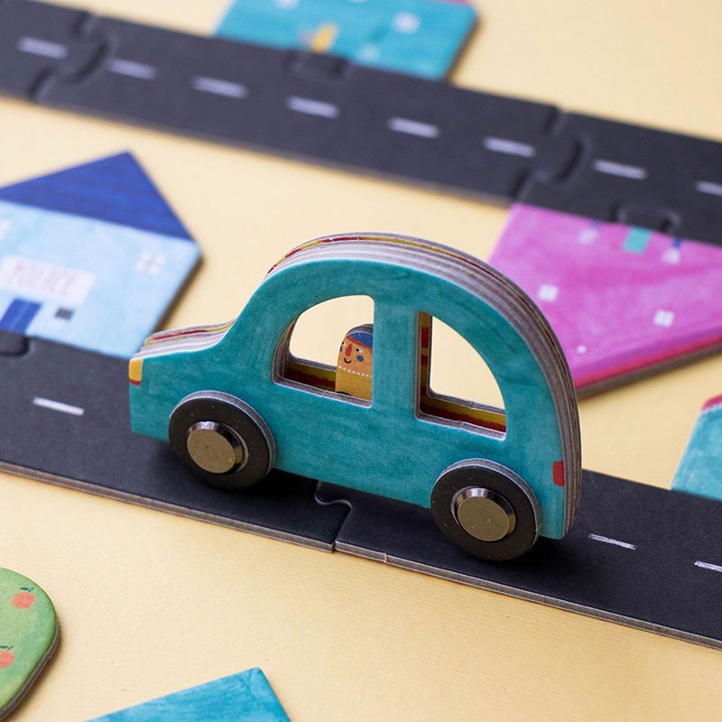 Londji Roads Game - vendor-unknown - Honeybee Toys