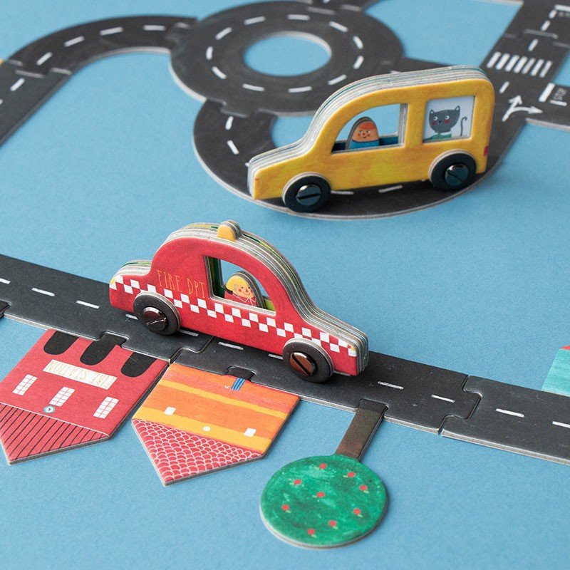 Londji Roads Pocket Game - vendor-unknown - Honeybee Toys