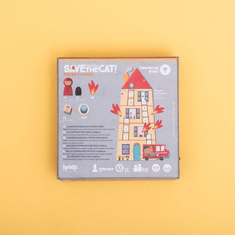 Londji Save The Cat Pocket Game - vendor-unknown - Honeybee Toys