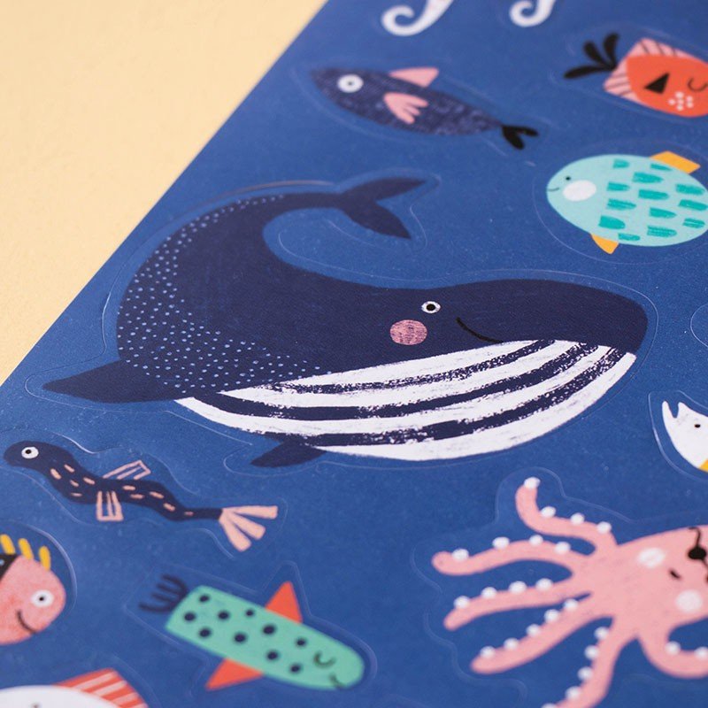 Londji Sea Stickers Set of 6 - vendor-unknown - Honeybee Toys