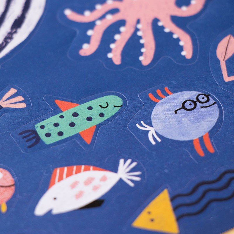 Londji Sea Stickers Set of 6 - vendor-unknown - Honeybee Toys