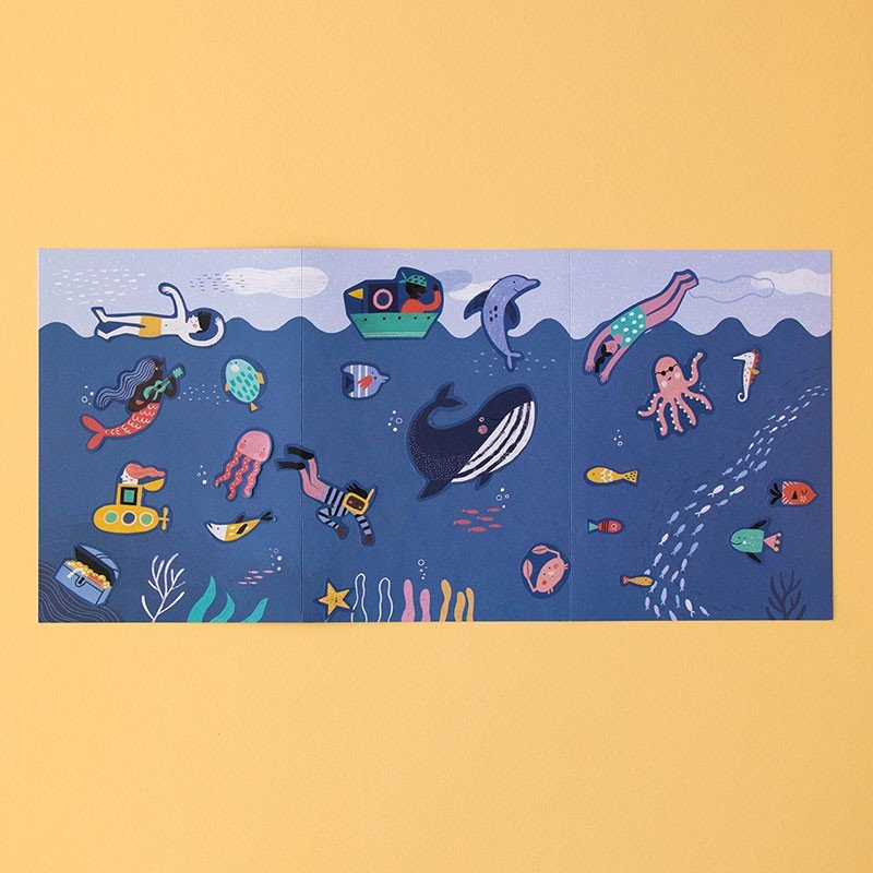 Londji Sea Stickers Set of 6 - vendor-unknown - Honeybee Toys