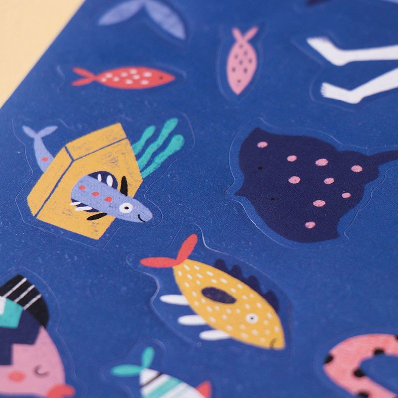 Londji Sea Stickers Set of 6 - vendor-unknown - Honeybee Toys