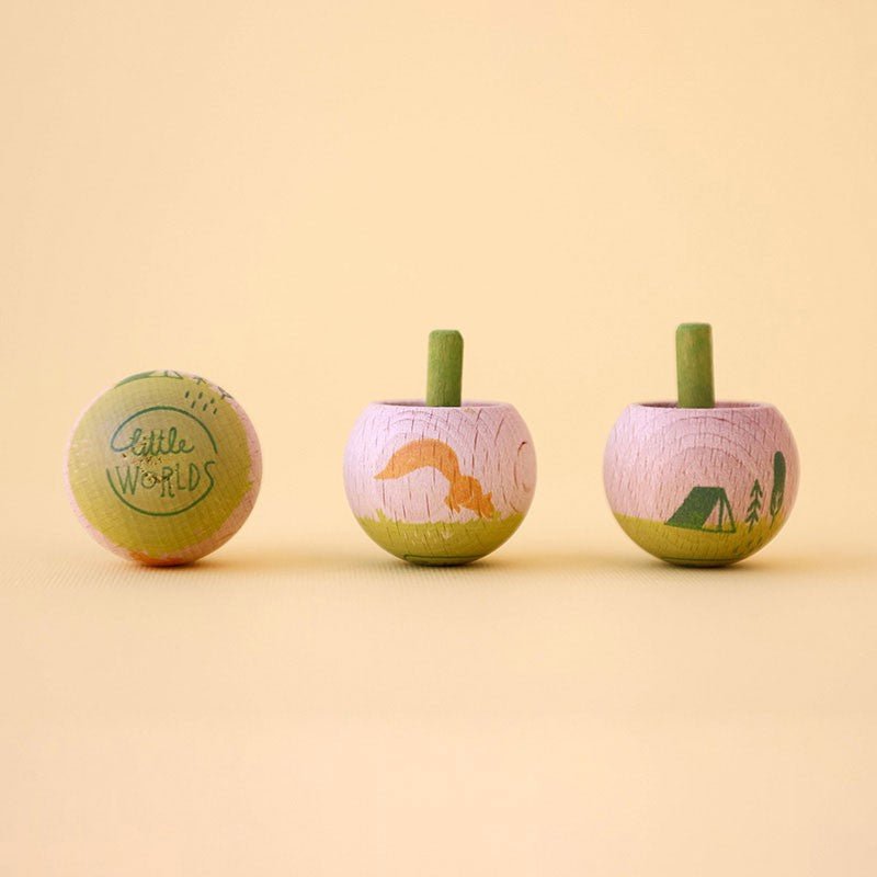 Londji Spinning Top Worlds Nature - vendor-unknown - Honeybee Toys