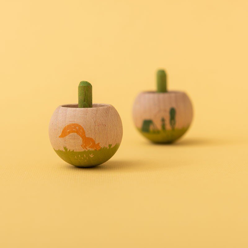Londji Spinning Top Worlds Nature - vendor-unknown - Honeybee Toys