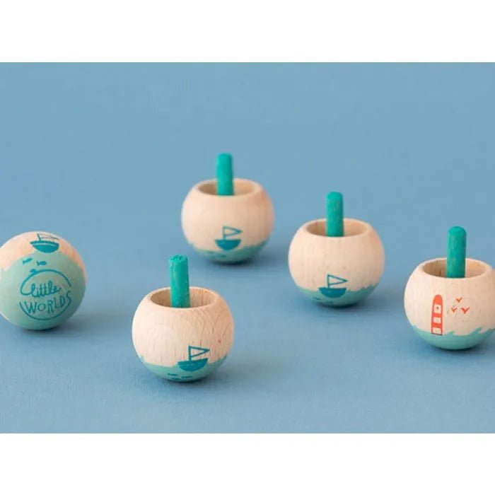 Londji Spinning Top Worlds Sea - vendor-unknown - Honeybee Toys