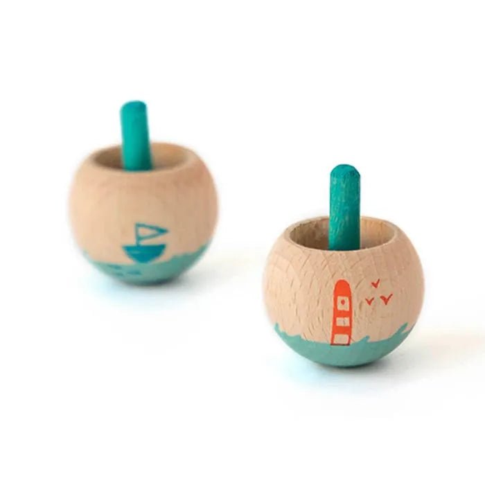 Londji Spinning Top Worlds Sea - vendor-unknown - Honeybee Toys