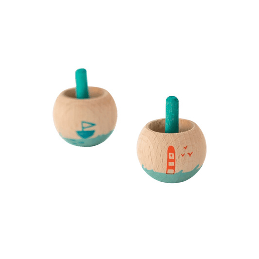 Londji Spinning Top Worlds Sea - vendor-unknown - Honeybee Toys