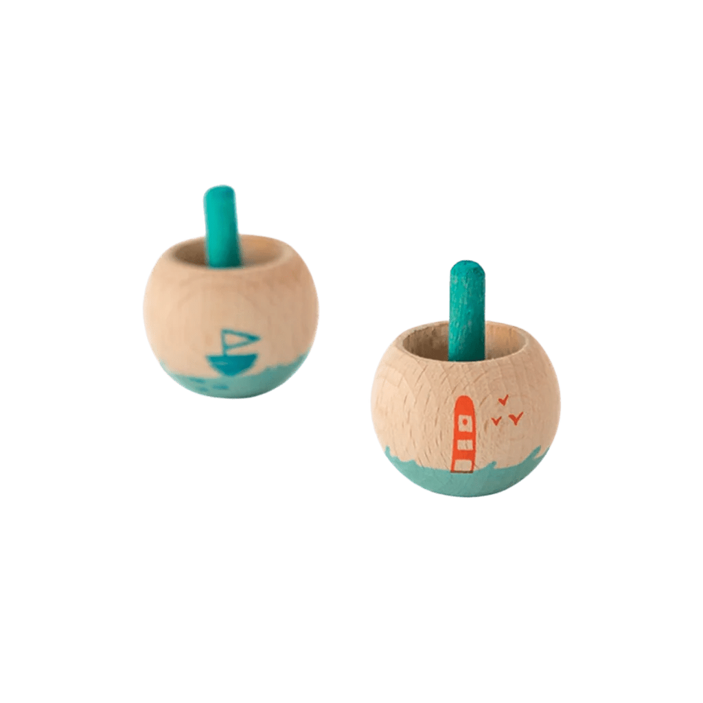 Londji Spinning Top Worlds Sea - vendor-unknown - Honeybee Toys