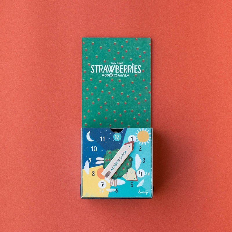 Londji Strawberries Tiny Game - vendor-unknown - Honeybee Toys