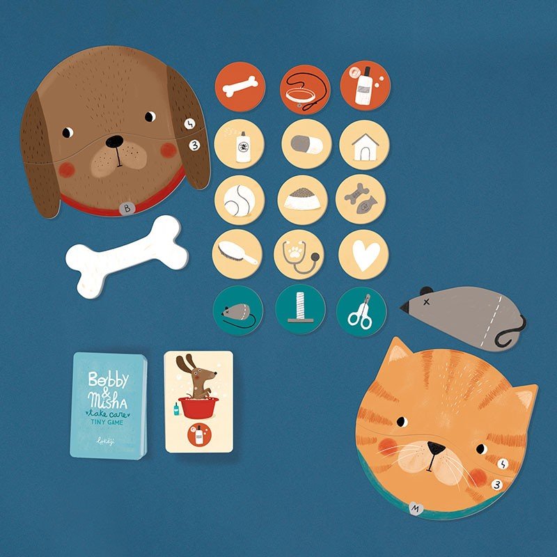 Londji Tiny Game Bobby & Misha - vendor-unknown - Honeybee Toys