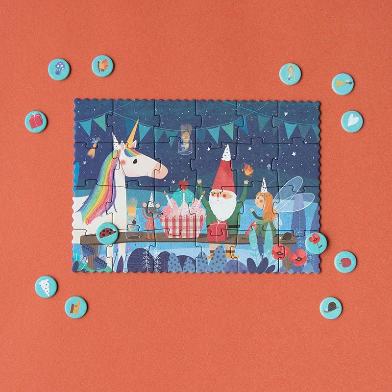 Londji Unicorn Tiny Puzzle - vendor-unknown - Honeybee Toys