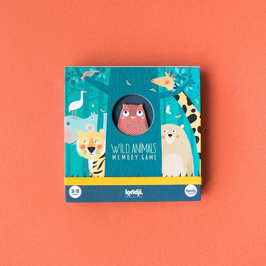 Londji Wild Animals Memo Game - vendor-unknown - Honeybee Toys