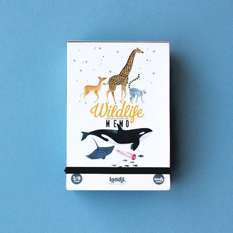 Londji Wildlife Memo Game - vendor-unknown - Honeybee Toys