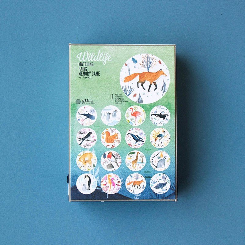 Londji Wildlife Memo Game - vendor-unknown - Honeybee Toys