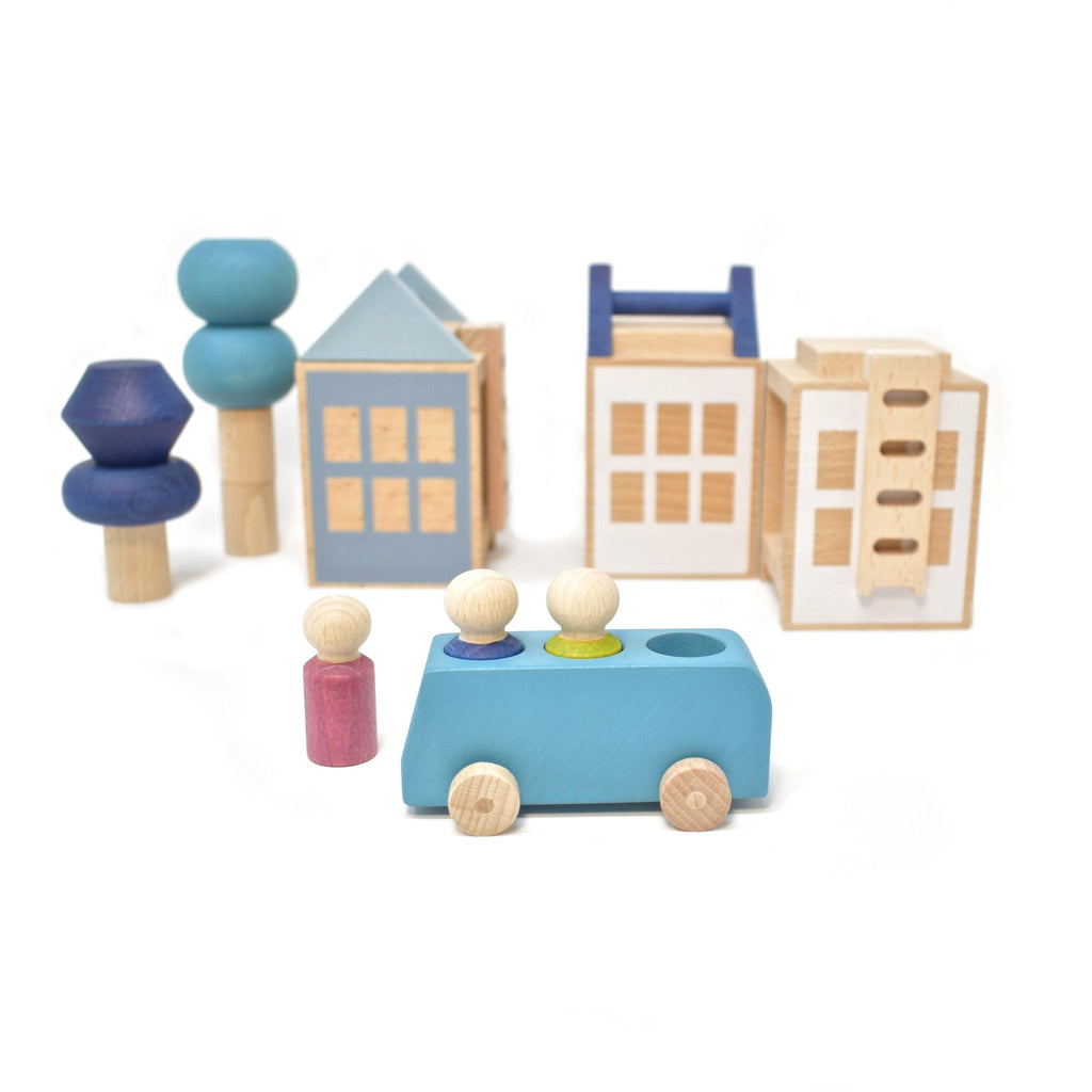 Lubulona Bus Blue - vendor-unknown - Honeybee Toys