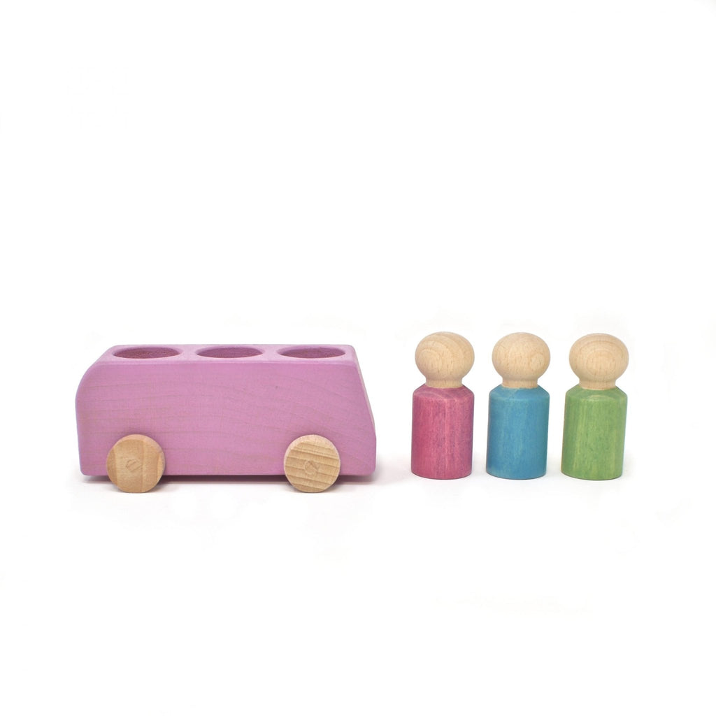 Lubulona Bus Pink - vendor-unknown - Honeybee Toys