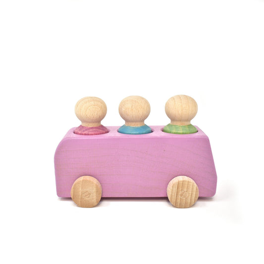 Lubulona Bus Pink - vendor-unknown - Honeybee Toys