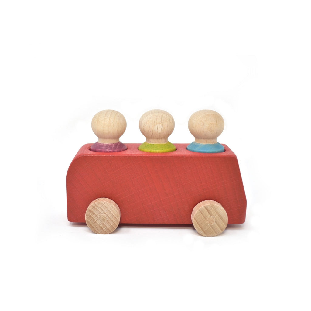 Lubulona Bus Red - vendor-unknown - Honeybee Toys