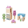 Lubulona Car Pink with mint figure - vendor-unknown - Honeybee Toys