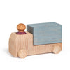 Lubulona Grey Truck with plum figure - vendor-unknown - Honeybee Toys