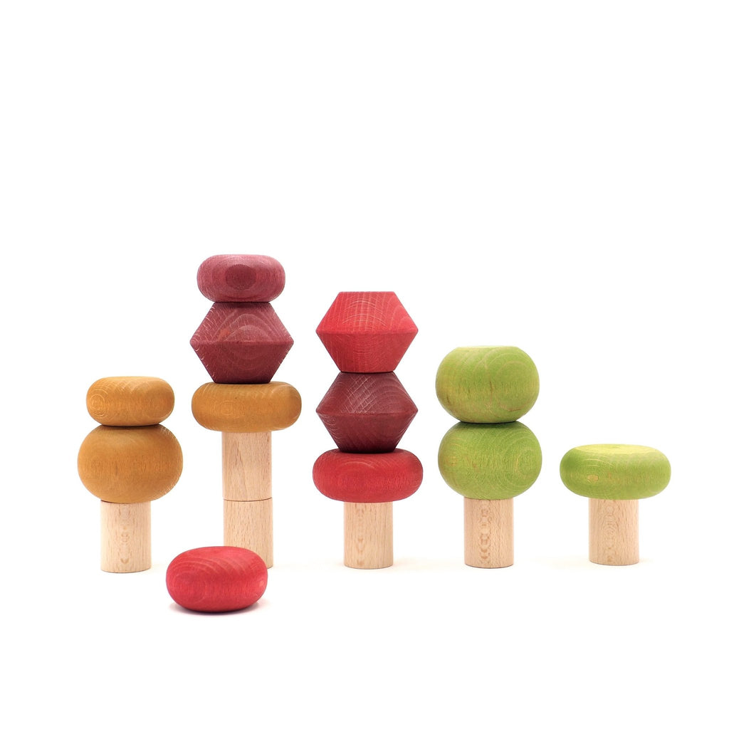 Lubulona Stacking Trees Autumn - vendor-unknown - Honeybee Toys