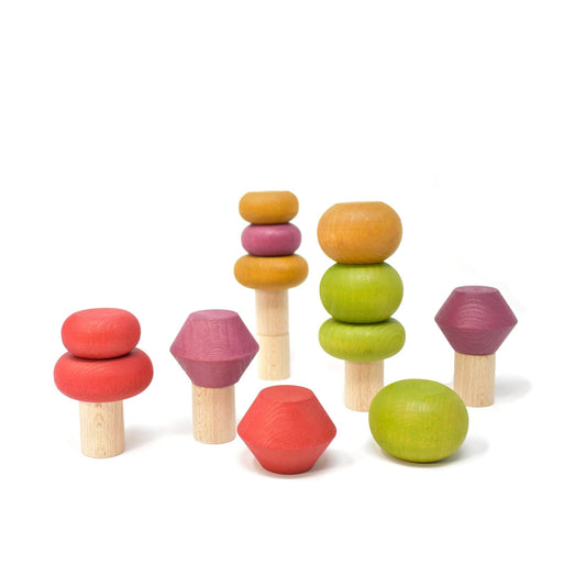 Lubulona Stacking Trees Autumn - vendor-unknown - Honeybee Toys