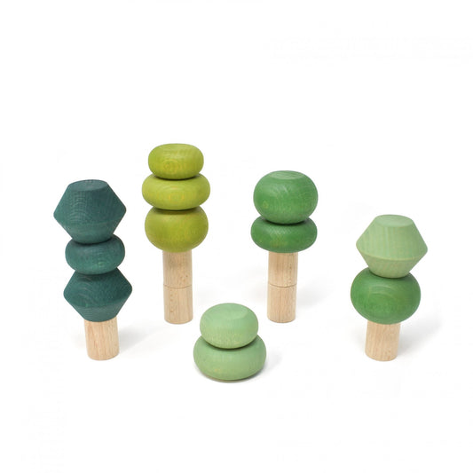 Lubulona Stacking Trees Summer - vendor-unknown - Honeybee Toys