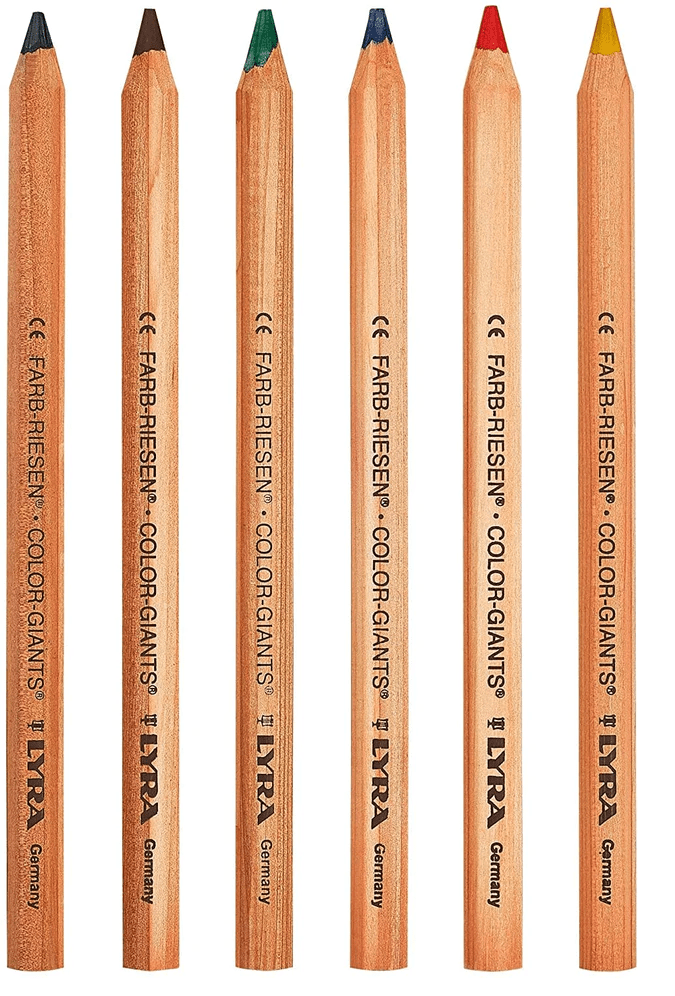 Lyra Pencils Colour Giants 6 - vendor-unknown - Honeybee Toys
