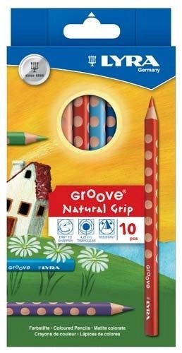 Lyra Pencils Groove Colour 10 - vendor-unknown - Honeybee Toys