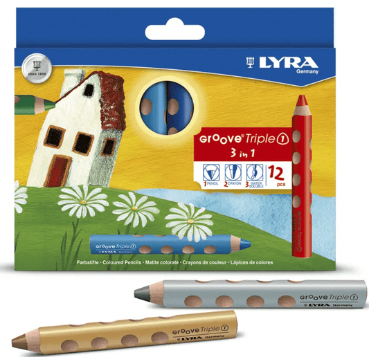 Lyra Pencils Groove Triple One 12 - vendor-unknown - Honeybee Toys