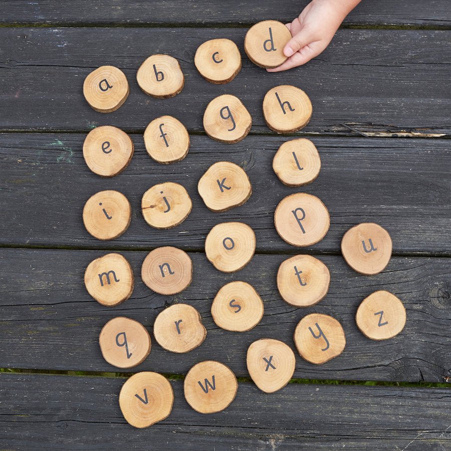 Magic Wood Alphabet Disks - vendor-unknown - Honeybee Toys