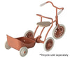 Maileg Abri à Tricycle Trailer Mouse Coral - vendor-unknown - Honeybee Toys