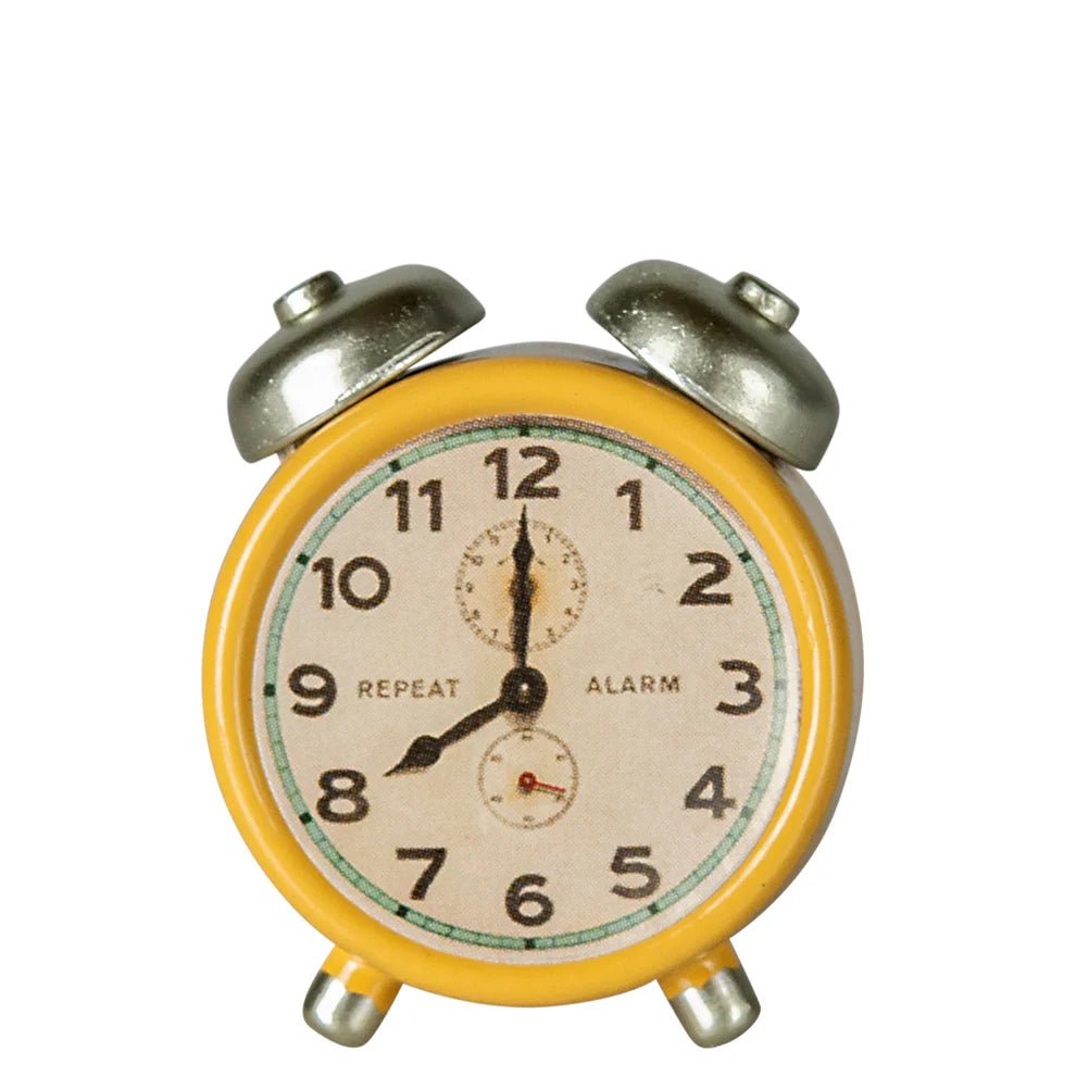 Maileg Alarm Clock Yellow - vendor-unknown - Honeybee Toys