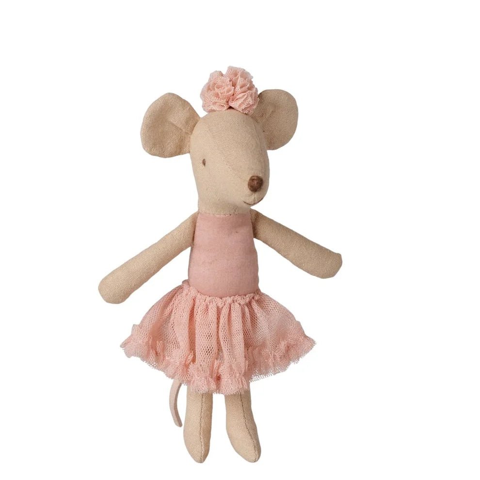 Maileg Ballerina Mouse Big Sister Light Heather - vendor-unknown - Honeybee Toys