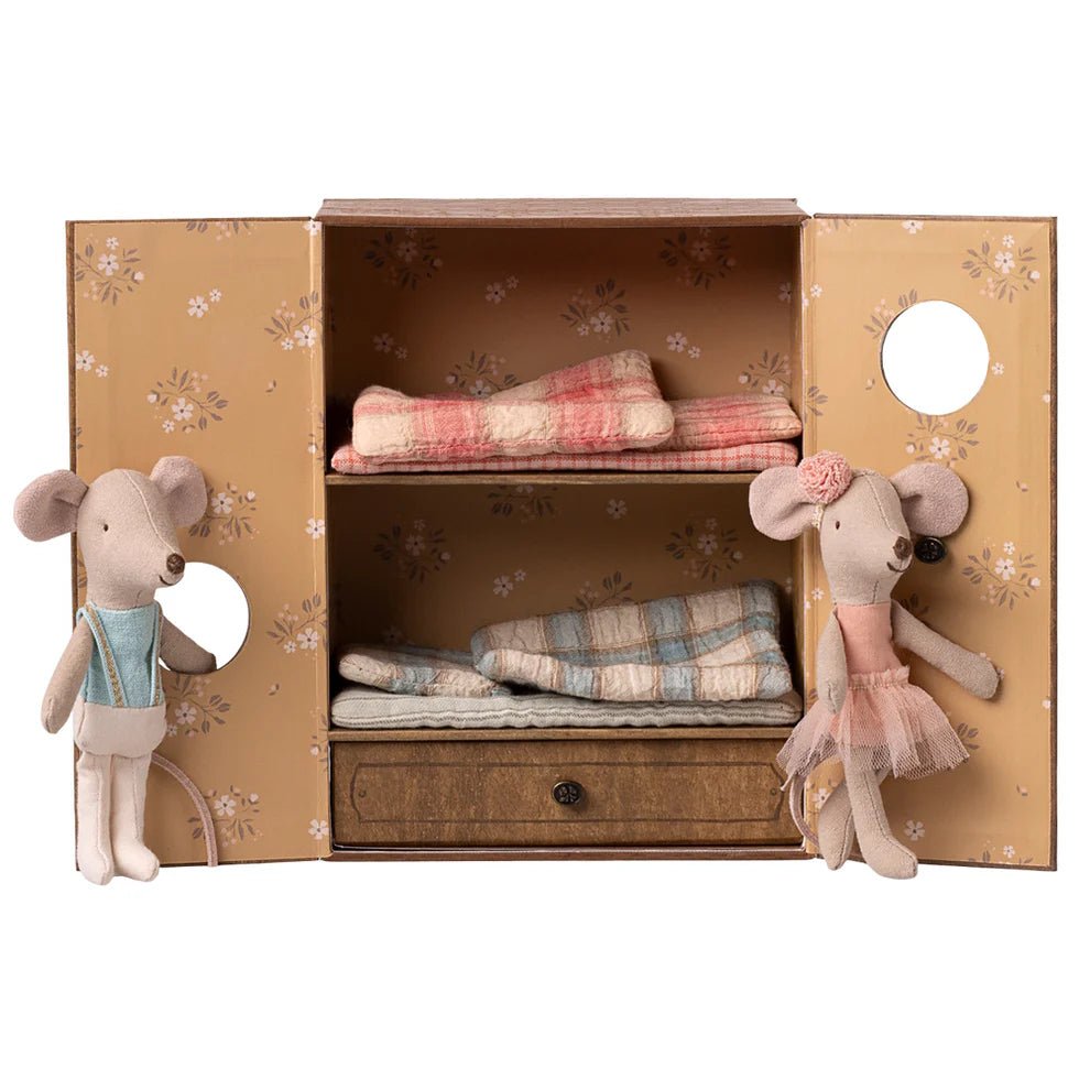 Maileg Ballet Dance Mouse Studio Little Sister and Brother - vendor-unknown - Honeybee Toys