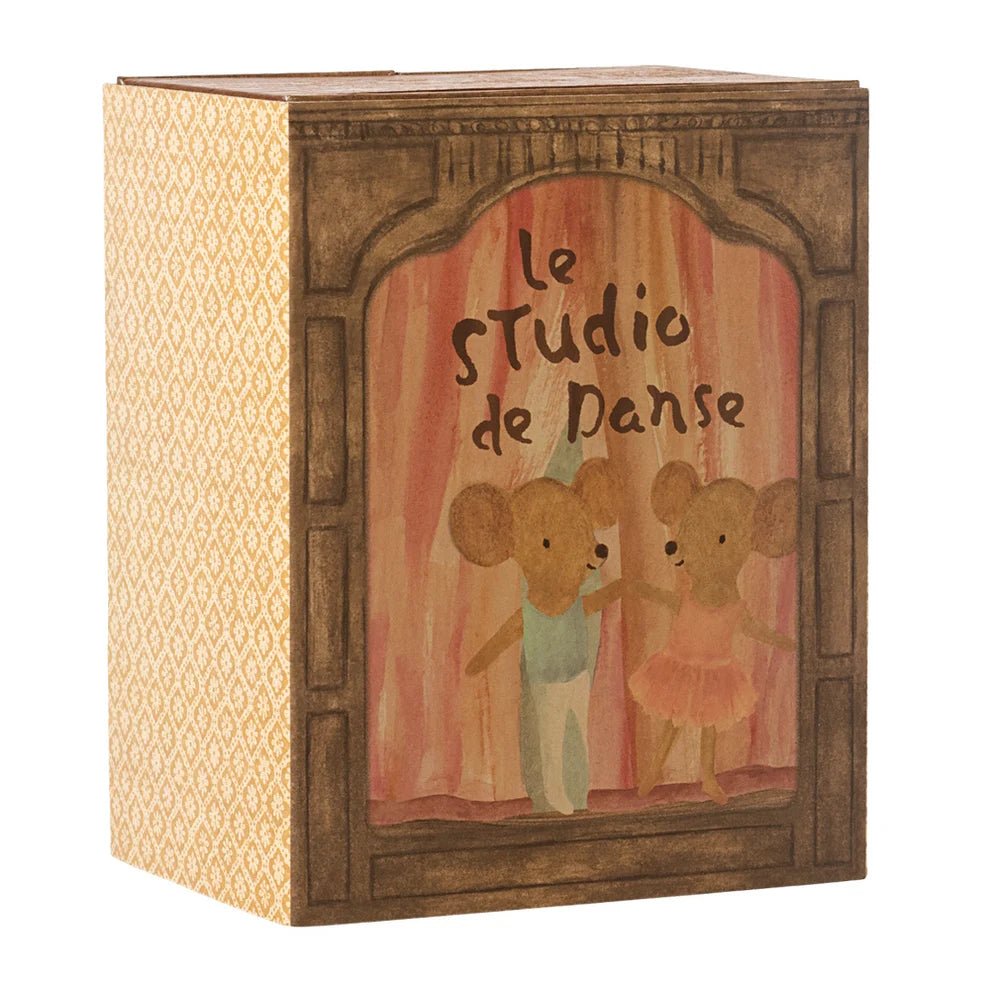 Maileg Ballet Dance Mouse Studio Little Sister and Brother - vendor-unknown - Honeybee Toys