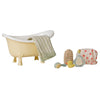 Maileg Bathtub Set Mouse Yellow - vendor-unknown - Honeybee Toys