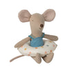 Maileg Beach Mouse Little Sister with Float Multi Dot - vendor-unknown - Honeybee Toys
