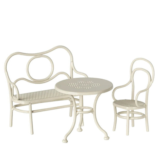 Maileg Cafe Set Mouse Small Off White - vendor-unknown - Honeybee Toys