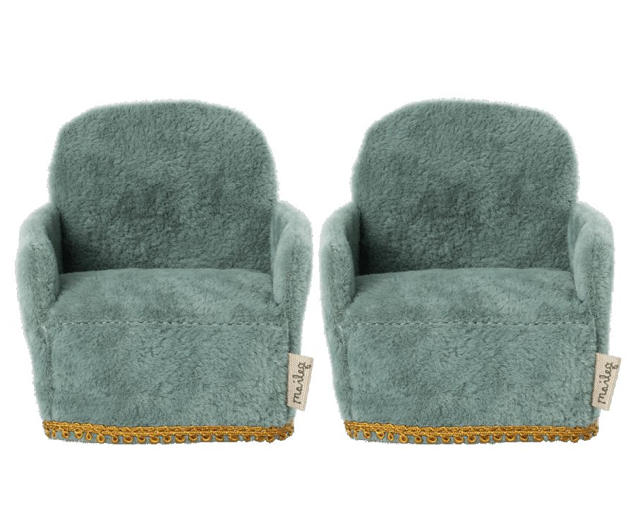 Maileg Chair Mouse 2pk - vendor-unknown - Honeybee Toys