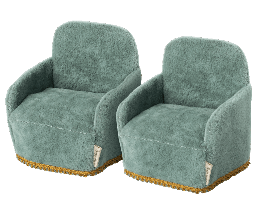 Maileg Chair Mouse 2pk - vendor-unknown - Honeybee Toys