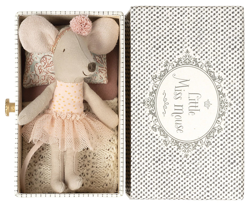 Maileg Dance Mouse in Daybed Little Sister - vendor-unknown - Honeybee Toys