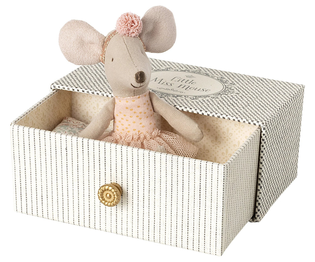 Maileg Dance Mouse in Daybed Little Sister - vendor-unknown - Honeybee Toys